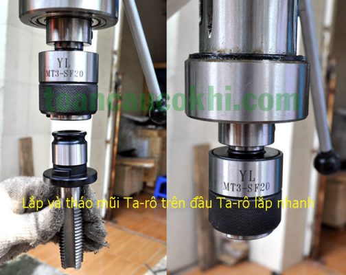 Hướng Dẫn Lắp Đặt Dao Cụ Cho Máy Khoan Taro【Chi Tiết Nhất 】