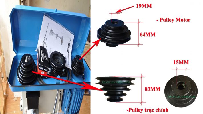 Pulley máy khoan bàn LG-120