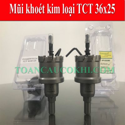 Mũi khoét kim loại TCT 36x25