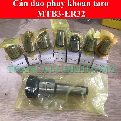 Cán dao phay khoan taro MTB3-ER32