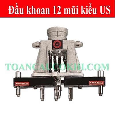 Đầu khoan 12 mũi kiểu US