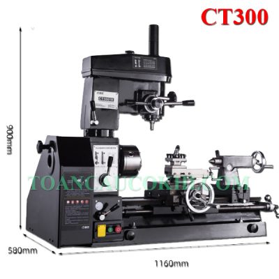 Máy tiện khoan phay CT300