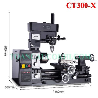 Máy tiện khoan phay CT300-X