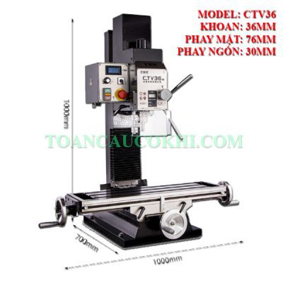 Máy khoan và phay CTV36