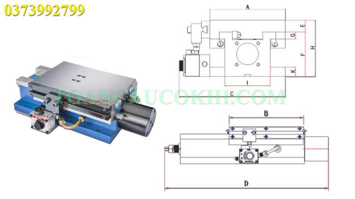 Bàn trượt thủy lực HF